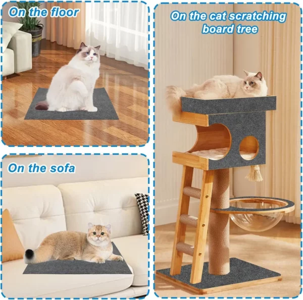 Arranhador Carpete Adesivo para Gato Protetor Canto Sofá Cama - Premium - Image 6